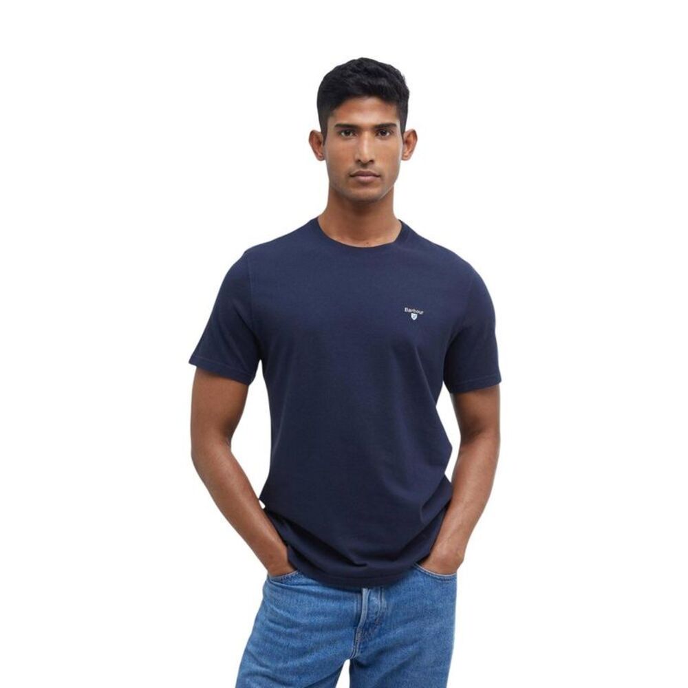 Barbour Blue Cotton Men's T-Shirt